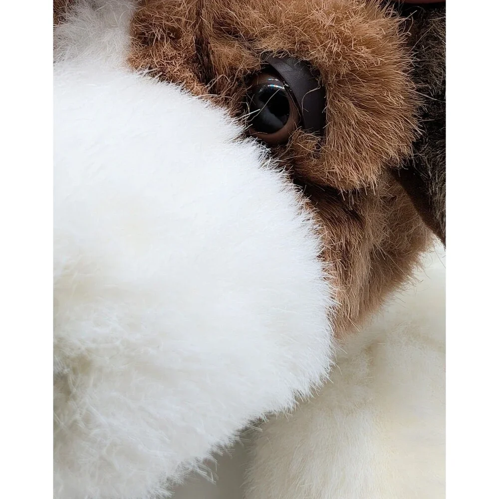 VTG A&A Jack Russell Terrier Puppy Dog Stuffed Animal Beanbag Plush 11”